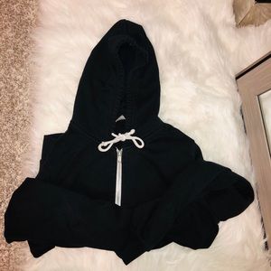 H&M black zip up hoodie